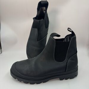 Steve Madden Insulate Waterproof Chelsea Boots Black Leather Men’s Size 8